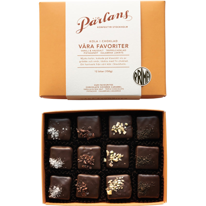 Pärlans Konfektyr Vores favoritter chokolade, 12 stk. - Kitchen One - Køb online på udsalg og tilbud lige nu - Hurtig levering til billige priser via Go with Gozomo