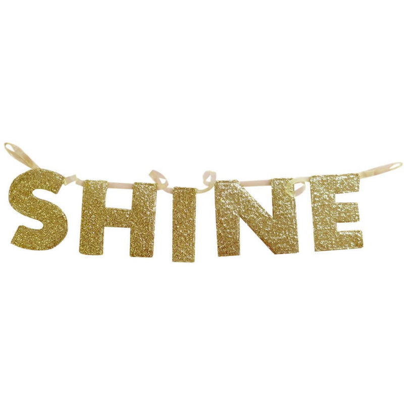 Rice Hængende bogstaver SHINE guld - Kitchen One - Køb online på udsalg og tilbud lige nu - Hurtig levering til billige priser via Go with Gozomo