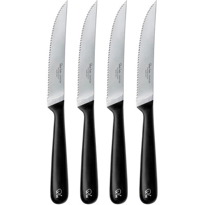Robert Welch Signature grillkniv takket 4 stk. - Kitchen One - Køb online på udsalg og tilbud lige nu - Hurtig levering til billige priser via Go with Gozomo