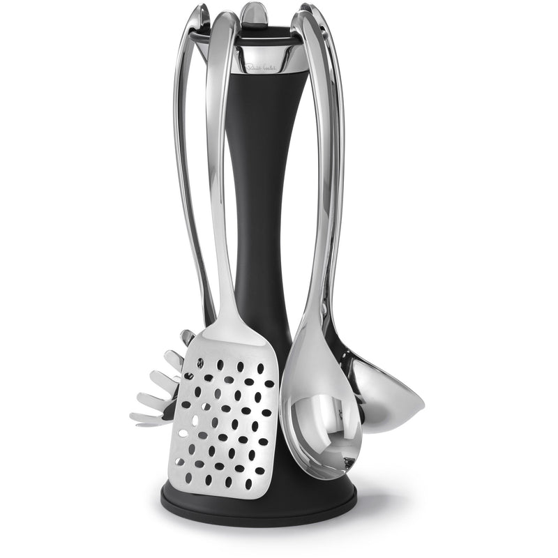 Robert Welch Signature redskabsstativ m. 6 redskaber - Kitchen One - Køb online på udsalg og tilbud lige nu - Hurtig levering til billige priser via Go with Gozomo