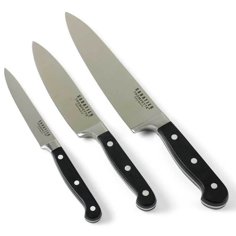 Sabatier Trompette Knivsæt, 3 dele - Kitchen One - Køb online på udsalg og tilbud lige nu - Hurtig levering til billige priser via Go with Gozomo