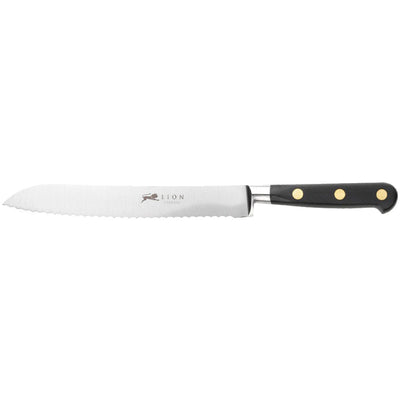Lion Sabatier Ideal brødkniv 20 cm. sort - Kitchen One - Køb online på udsalg og tilbud lige nu - Hurtig levering til billige priser via Go with Gozomo