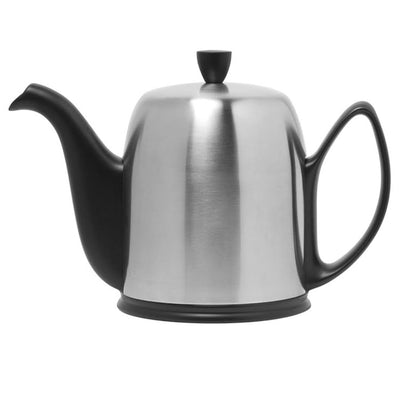 Degrenne Salam tekande 1,5 liter, sort/stål - Kitchen One - Køb online på udsalg og tilbud lige nu - Hurtig levering til billige priser via Go with Gozomo