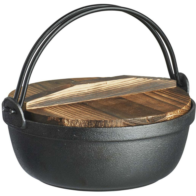 Satake Støbejernsgryde med ovnsikker låg og trælåg Ø 21 cm., 1,8 liter - Kitchen One - Køb online på udsalg og tilbud lige nu - Hurtig levering til billige priser via Go with Gozomo