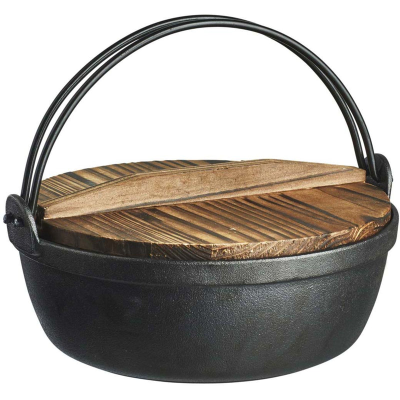 Satake Støbejernsgryde med ovnsikker låg og trælåg Ø 24 cm., 2,7 liter - Kitchen One - Køb online på udsalg og tilbud lige nu - Hurtig levering til billige priser via Go with Gozomo