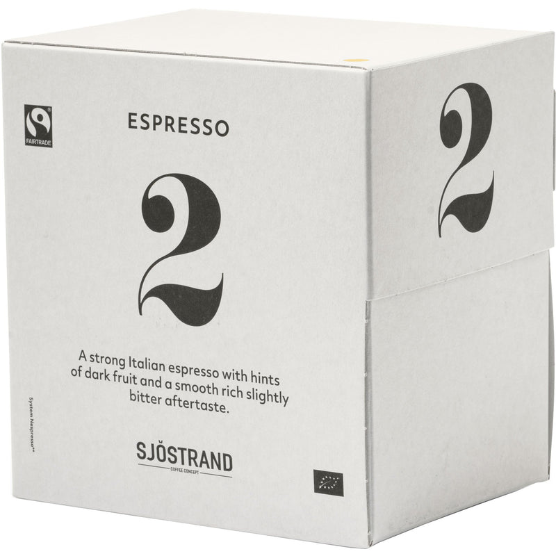 Sjöstrand N°2 Espressokapsler, 100 stk. - Kitchen One - Køb online på udsalg og tilbud lige nu - Hurtig levering til billige priser via Go with Gozomo