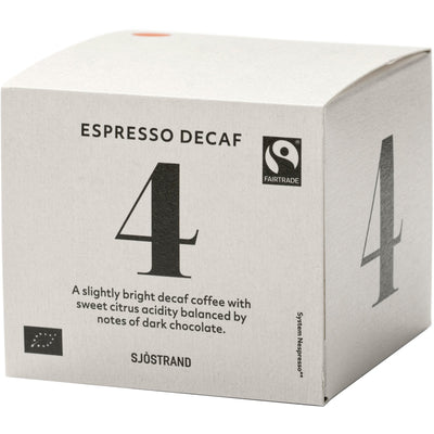 Sjöstrand N°4 Espresso Decaf-kapsler, 10 stk. - Kitchen One - Køb online på udsalg og tilbud lige nu - Hurtig levering til billige priser via Go with Gozomo