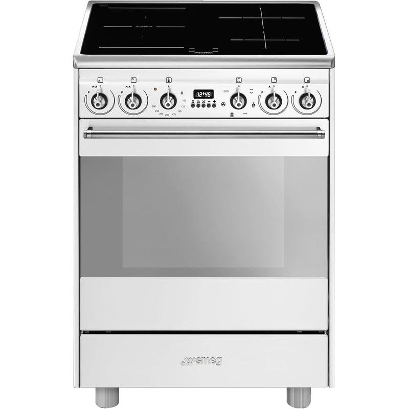 Smeg 60cm Classic Multifunktionsovn m. Induktionskogeplade, Hvid - Kitchen One - Køb online på udsalg og tilbud lige nu - Hurtig levering til billige priser via Go with Gozomo