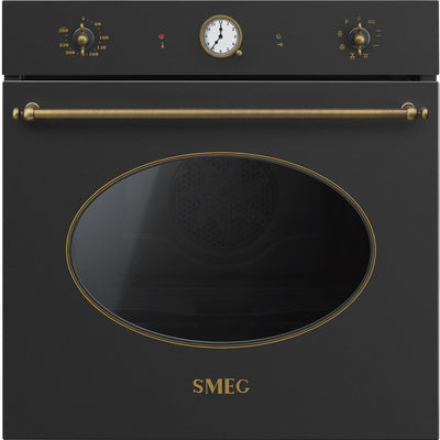 Smeg 60cm Colonial Multifunktionsovn m. Pyrolyse, Antracit - Kitchen One - Køb online på udsalg og tilbud lige nu - Hurtig levering til billige priser via Go with Gozomo