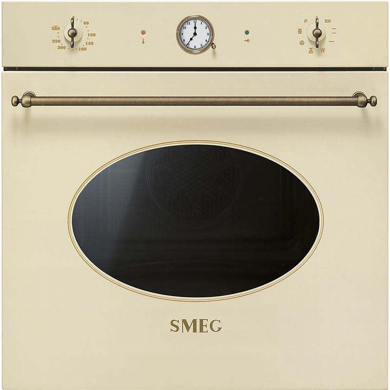 Smeg 60cm Colonial Multifunktionsovn m. Pyrolyse, Creme - Kitchen One - Køb online på udsalg og tilbud lige nu - Hurtig levering til billige priser via Go with Gozomo