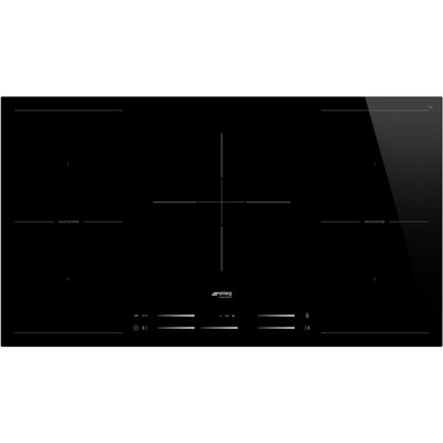 Smeg 90cm Induktionskogeplade m. 2 Multizoner - Kitchen One - Køb online på udsalg og tilbud lige nu - Hurtig levering til billige priser via Go with Gozomo