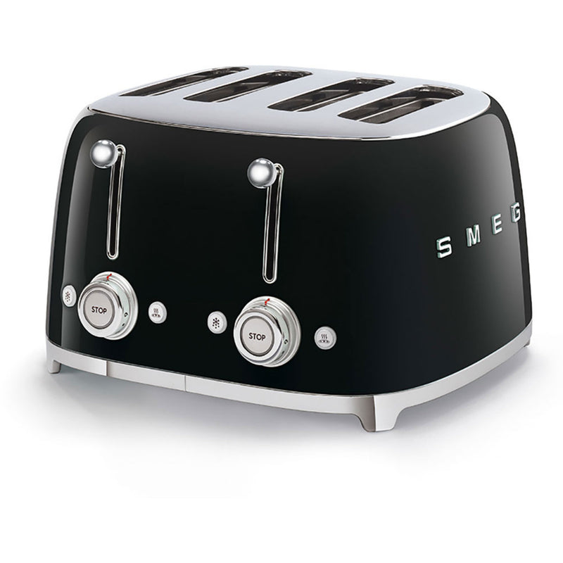 Smeg TSF03 Brødrister- sort - Kitchen One - Køb online på udsalg og tilbud lige nu - Hurtig levering til billige priser via Go with Gozomo