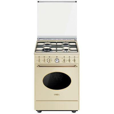 Smeg CO68GMA8 Colonial gaskomfur, 60 cm, creme - Kitchen One - Køb online på udsalg og tilbud lige nu - Hurtig levering til billige priser via Go with Gozomo