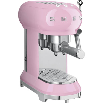 Smeg Espressomaskine, 50'er-stil - rosa - Kitchen One - Køb online på udsalg og tilbud lige nu - Hurtig levering til billige priser via Go with Gozomo