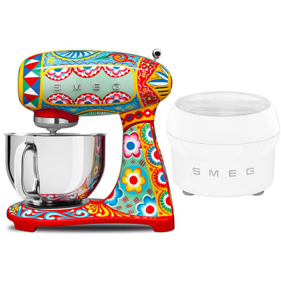 Smeg Røremaskine med ismaskine, Dolce & Gabbana - Kitchen One - Køb online på udsalg og tilbud lige nu - Hurtig levering til billige priser via Go with Gozomo