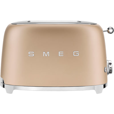 Smeg TSF01CHMEU Brødrister mat guld - Kitchen One - Køb online på udsalg og tilbud lige nu - Hurtig levering til billige priser via Go with Gozomo