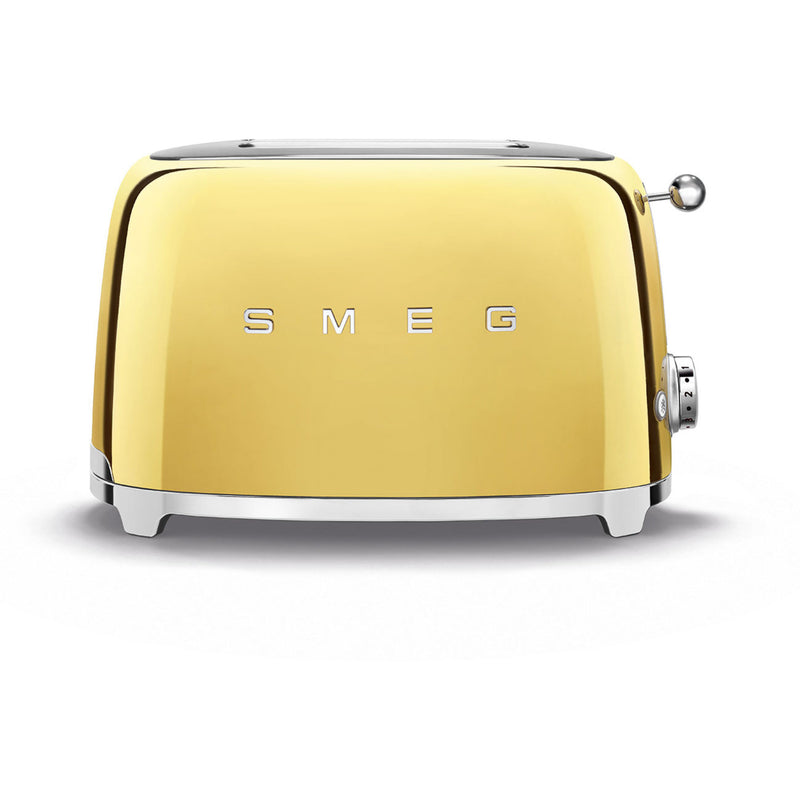 Smeg TSF01PKEU Brødrister guld - Kitchen One - Køb online på udsalg og tilbud lige nu - Hurtig levering til billige priser via Go with Gozomo