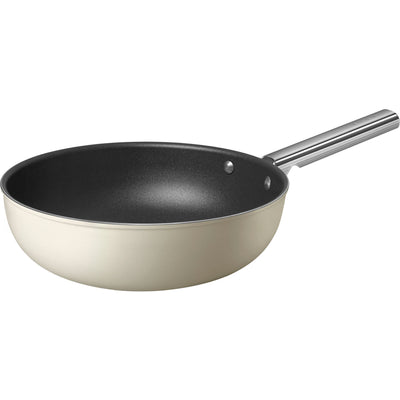 Smeg Wok 30 cm, creme - Kitchen One - Køb online på udsalg og tilbud lige nu - Hurtig levering til billige priser via Go with Gozomo