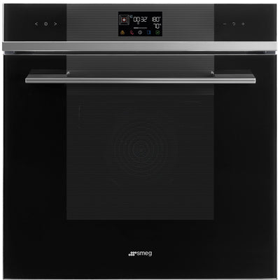 Smeg Steam100 indbygningsovn, 60 cm, sort - Kitchen One - Køb online på udsalg og tilbud lige nu - Hurtig levering til billige priser via Go with Gozomo