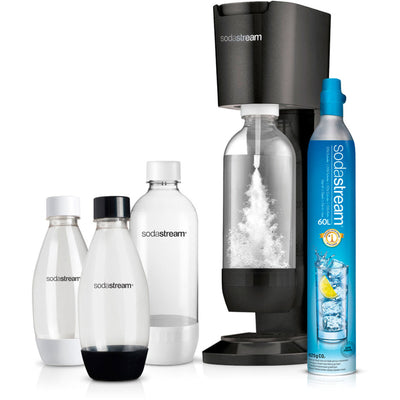 SodaStream Genesis Megapack sodavandsmaskine, sort - Kitchen One - Køb online på udsalg og tilbud lige nu - Hurtig levering til billige priser via Go with Gozomo