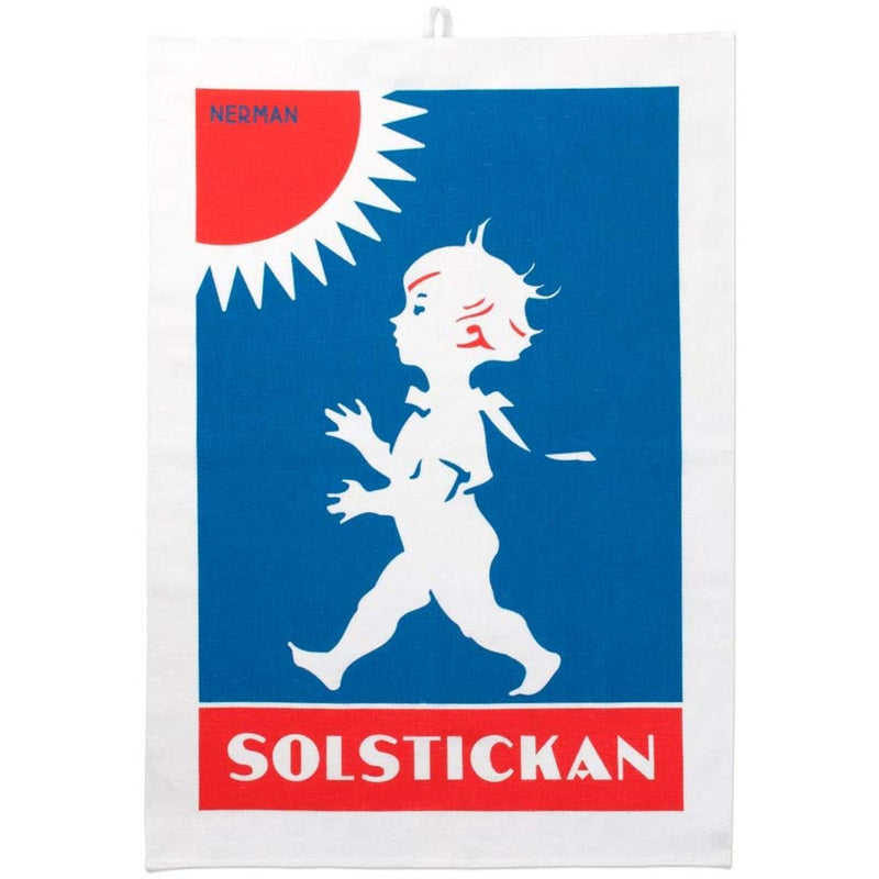 Solstickan Design Viskestykke Halv-Linned Original 50 x 70 cm. - Kitchen One - Køb online på udsalg og tilbud lige nu - Hurtig levering til billige priser via Go with Gozomo