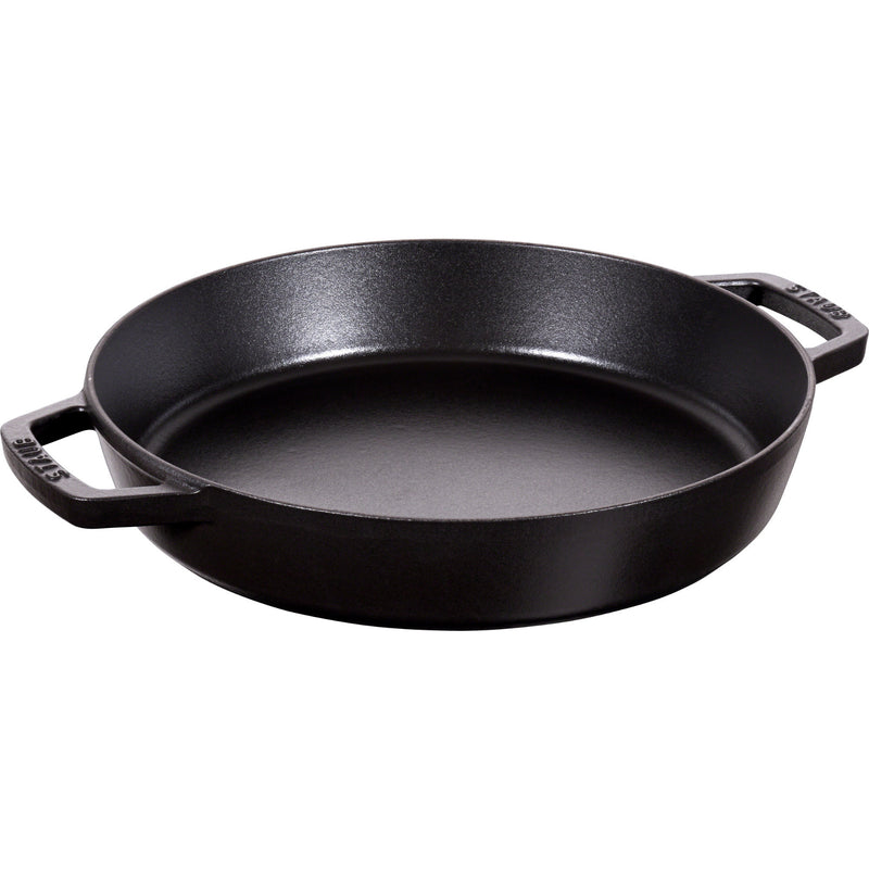 Staub Pan Series Paellapande 34cm., sort - Kitchen One - Køb online på udsalg og tilbud lige nu - Hurtig levering til billige priser via Go with Gozomo