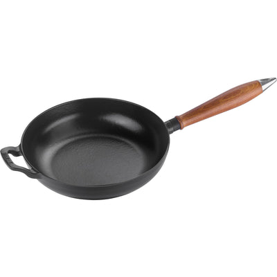 Staub Vintage Stegepande med træhåndtag 24 cm. - Kitchen One - Køb online på udsalg og tilbud lige nu - Hurtig levering til billige priser via Go with Gozomo