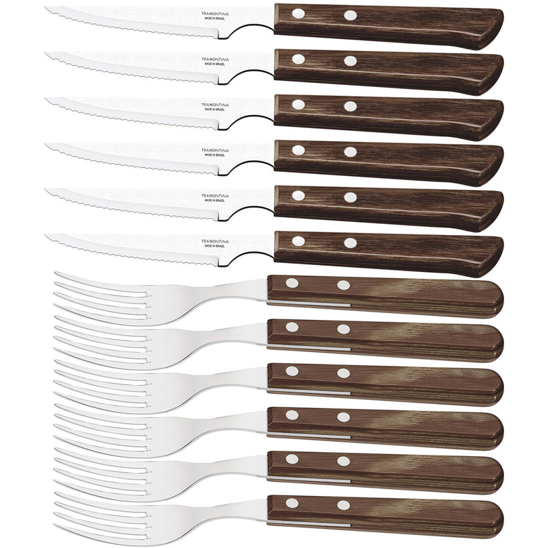 Tramontina Churrasco spansk grillbestik i 12 dele - Kitchen One - Køb online på udsalg og tilbud lige nu - Hurtig levering til billige priser via Go with Gozomo