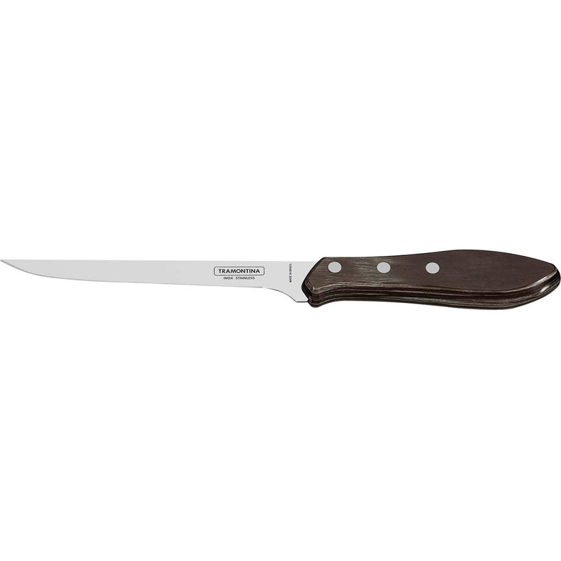 Tramontina Churrasco udbenerkniv i mørkt træ, 15cm. - Kitchen One - Køb online på udsalg og tilbud lige nu - Hurtig levering til billige priser via Go with Gozomo