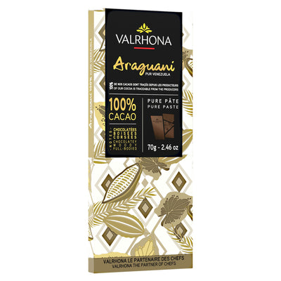 Valrhona Araguani 100% chokoladebar, 70 g - Kitchen One - Køb online på udsalg og tilbud lige nu - Hurtig levering til billige priser via Go with Gozomo