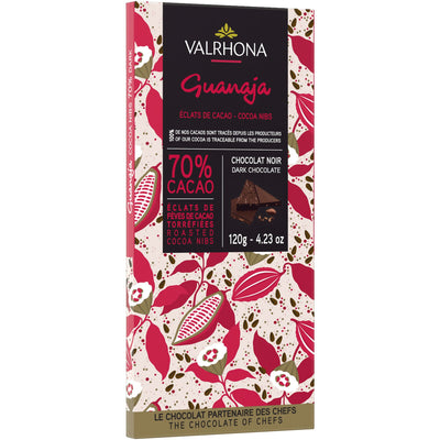 Valrhona Guanaja Cocoa Nibs 70% chokoladebar, 120 g - Kitchen One - Køb online på udsalg og tilbud lige nu - Hurtig levering til billige priser via Go with Gozomo