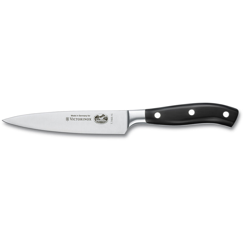 Victorinox Grand MaÃ®tre kokkekniv i sort, 15 cm. - Kitchen One - Køb online på udsalg og tilbud lige nu - Hurtig levering til billige priser via Go with Gozomo