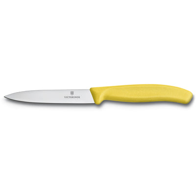 Victorinox Grøntsags- og skrællekniv med nylonhåndtag i gul, 10 cm. - Kitchen One - Køb online på udsalg og tilbud lige nu - Hurtig levering til billige priser via Go with Gozomo