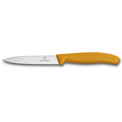 Victorinox Grøntsags- og skrællekniv med nylonhåndtag i orange, 10 cm. - Kitchen One - Køb online på udsalg og tilbud lige nu - Hurtig levering til billige priser via Go with Gozomo