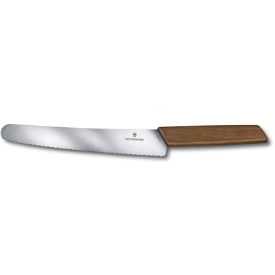 Victorinox Swiss Modern brødkniv 22 cm, valnød - Kitchen One - Køb online på udsalg og tilbud lige nu - Hurtig levering til billige priser via Go with Gozomo