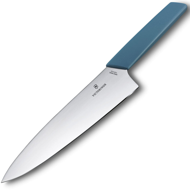 Victorinox Swiss Modern kokkekniv 20 cm, blå - Kitchen One - Køb online på udsalg og tilbud lige nu - Hurtig levering til billige priser via Go with Gozomo