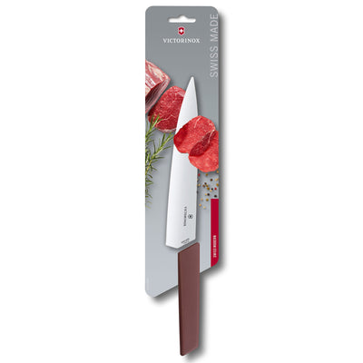 Victorinox Swiss Modern kokkekniv 22 cm, rød - Kitchen One - Køb online på udsalg og tilbud lige nu - Hurtig levering til billige priser via Go with Gozomo