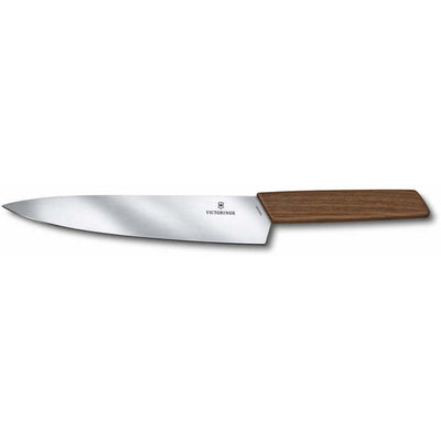 Victorinox Swiss Modern kokkekniv med skæfte i valnøddetræ, 22cm. - Kitchen One - Køb online på udsalg og tilbud lige nu - Hurtig levering til billige priser via Go with Gozomo