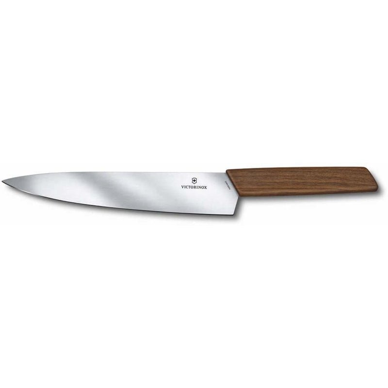 Victorinox Swiss Modern kokkekniv med skæfte i valnøddetræ, 22cm. - Kitchen One - Køb online på udsalg og tilbud lige nu - Hurtig levering til billige priser via Go with Gozomo