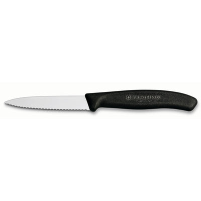 Victorinox Takket urtekniv med nylonskæfte i sort, 8 cm. - Kitchen One - Køb online på udsalg og tilbud lige nu - Hurtig levering til billige priser via Go with Gozomo