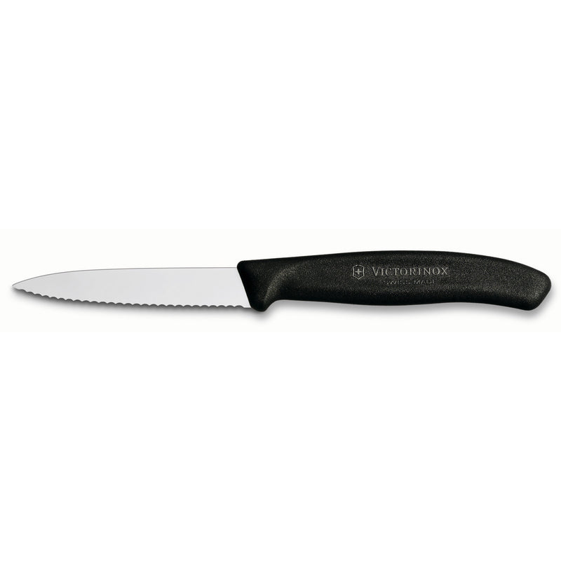 Victorinox Takket urtekniv med nylonskæfte i sort, 8 cm. - Kitchen One - Køb online på udsalg og tilbud lige nu - Hurtig levering til billige priser via Go with Gozomo