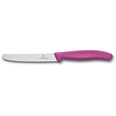 Victorinox Tomat- og pølsekniv 11 cm, lyserød - Kitchen One - Køb online på udsalg og tilbud lige nu - Hurtig levering til billige priser via Go with Gozomo