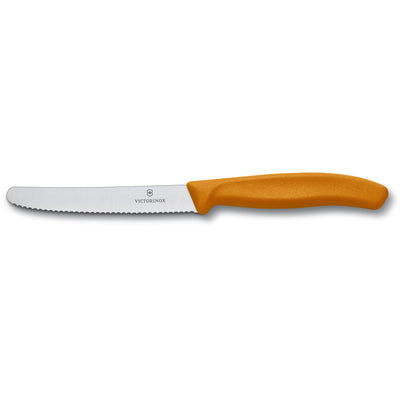 Victorinox Tomat- og pølsekniv 11 cm, orange - Kitchen One - Køb online på udsalg og tilbud lige nu - Hurtig levering til billige priser via Go with Gozomo
