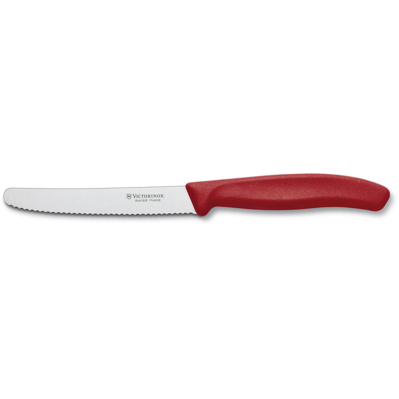 Victorinox Tomat- og pølsekniv 11 cm, rød - Kitchen One - Køb online på udsalg og tilbud lige nu - Hurtig levering til billige priser via Go with Gozomo