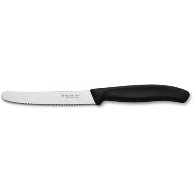 Victorinox Tomat- og pølsekniv 11 cm, sort - Kitchen One - Køb online på udsalg og tilbud lige nu - Hurtig levering til billige priser via Go with Gozomo