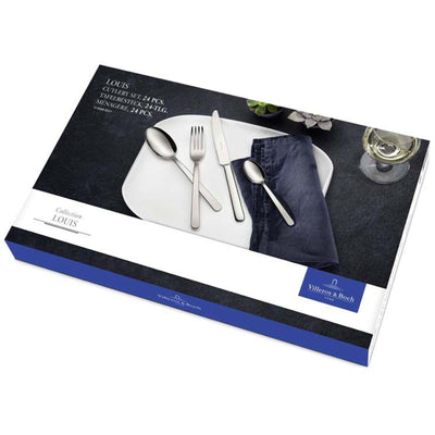 Villeroy & Boch Louis bestiksæt 24 dele - Kitchen One - Køb online på udsalg og tilbud lige nu - Hurtig levering til billige priser via Go with Gozomo