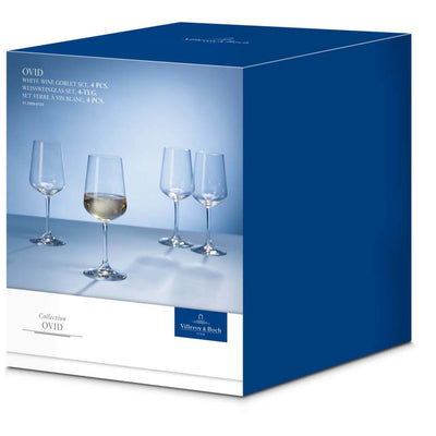 Villeroy & Boch Ovid hvidvinsglas 4-pak - Kitchen One - Køb online på udsalg og tilbud lige nu - Hurtig levering til billige priser via Go with Gozomo