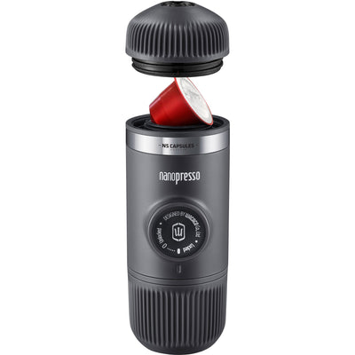 Wacaco Nanopresso espressobrygger + Nespresso Adapter, grå - Kitchen One - Køb online på udsalg og tilbud lige nu - Hurtig levering til billige priser via Go with Gozomo