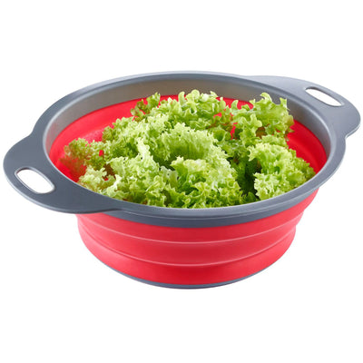 Westmark Sammenklappeligt dørslag, 24,7 x 19,8 cm, rød/grå - Kitchen One - Køb online på udsalg og tilbud lige nu - Hurtig levering til billige priser via Go with Gozomo