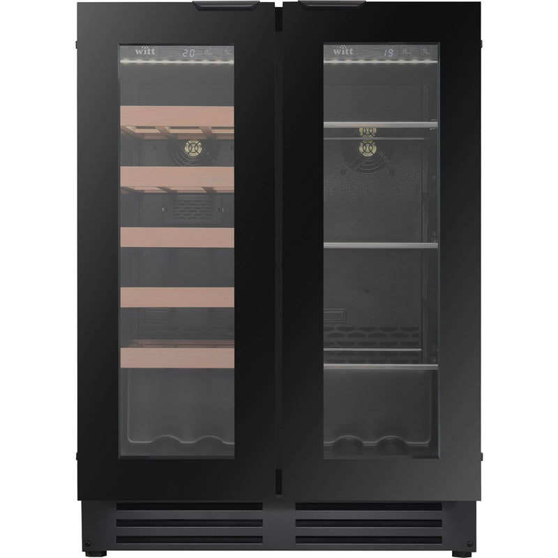 Witt WCBC6082-2BG vinkøler, 20 flasker, 2 zoner - Kitchen One - Køb online på udsalg og tilbud lige nu - Hurtig levering til billige priser via Go with Gozomo
